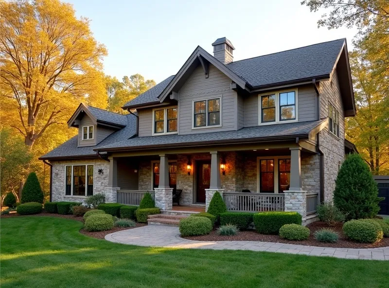 Beautiful craftsman home in the Blue Ridge Mountains area of Lynchburg, Virginia